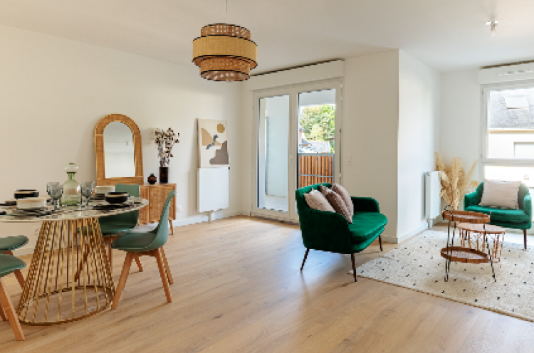 Vente appartement 3 pièce(s) 64 m² - Photo 1