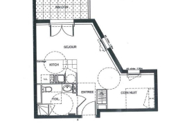 Location appartement 1 pièce(s) 34 m² - Photo 6