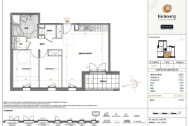 Vente appartement 3 pièce(s) 64 m² - Photo 2