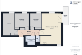 Vente appartement 4 pièce(s) 80 m² - Photo 9 Vente appartement 4 pièce(s) 80 m² - Photo 9