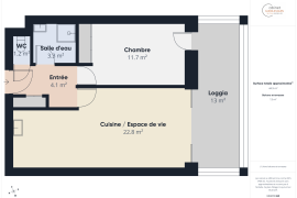 Vente appartement 2 pièce(s) 44 m² - Photo 9 Vente appartement 2 pièce(s) 44 m² - Photo 9