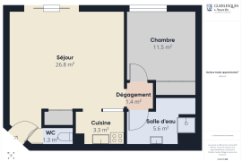 Vente appartement 2 pièce(s) 49 m² - Photo 9 Vente appartement 2 pièce(s) 49 m² - Photo 9